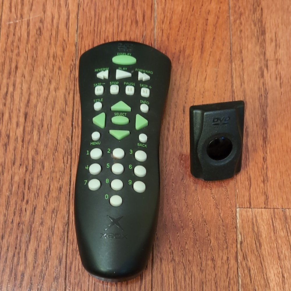 Xbox DVD Movie Playback Kit Remote Control with Receiver Original Xbox